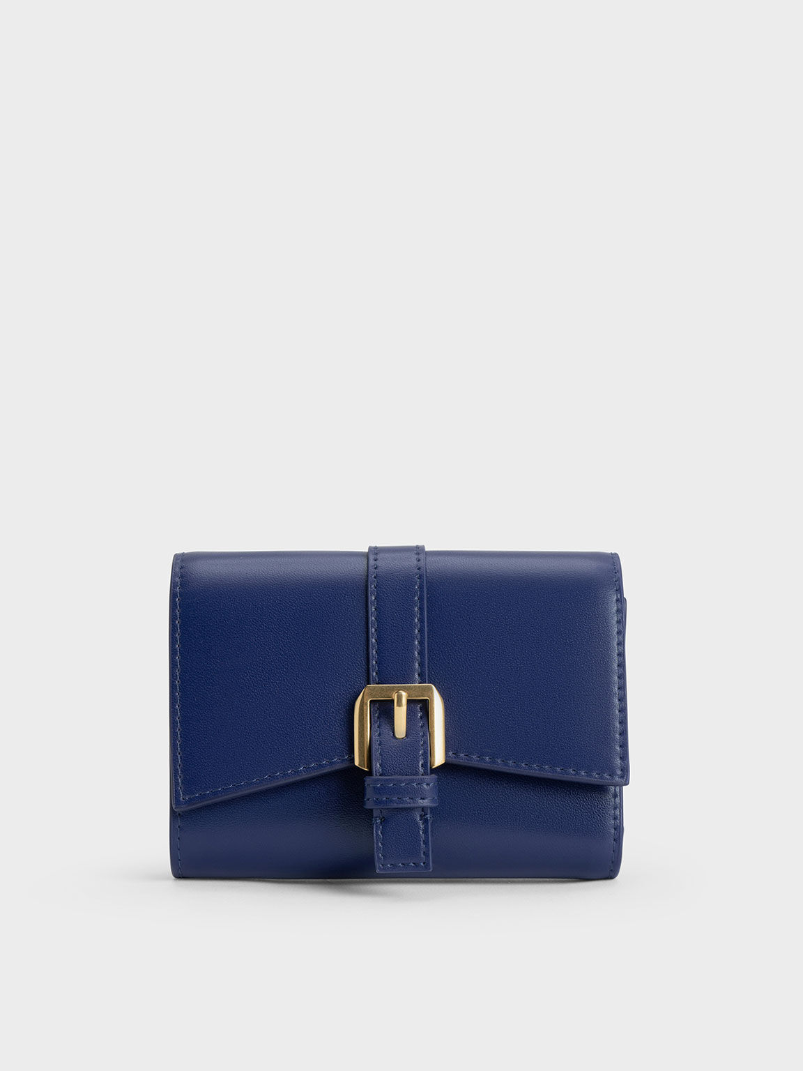 Annelise Belted Wallet, Navy, hi-res