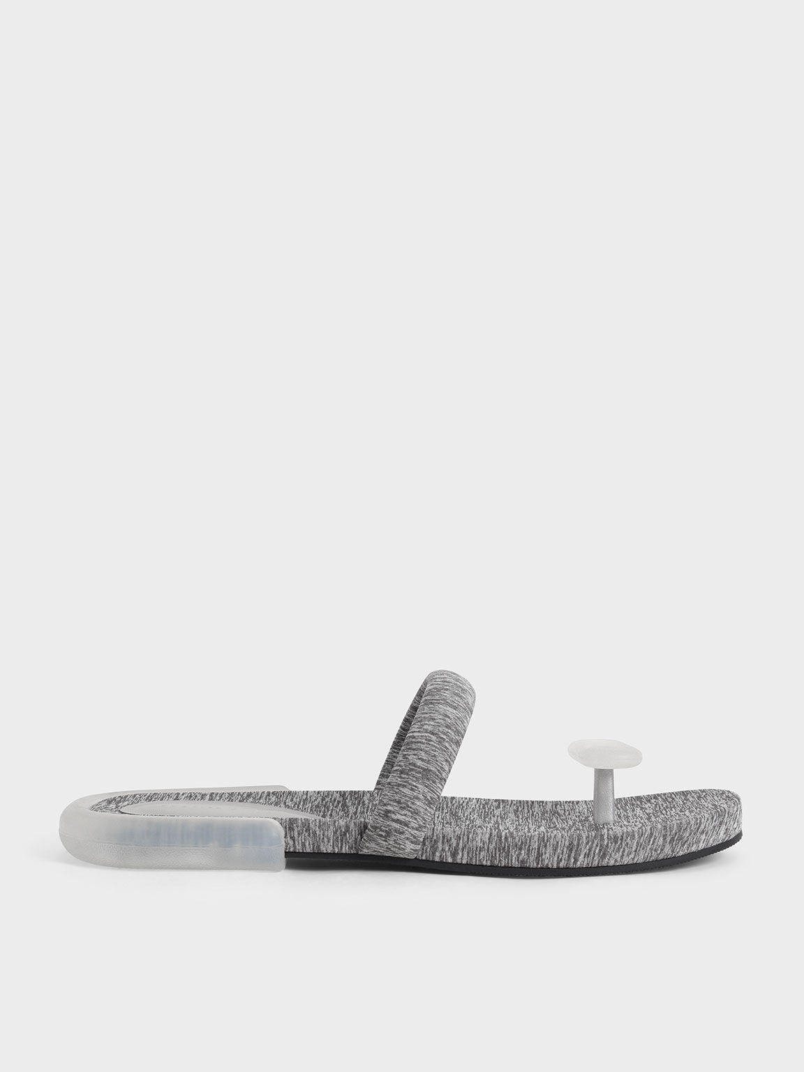 WONDERFIT THONG SANDAL - 9 - Grey Melange | MILADYS