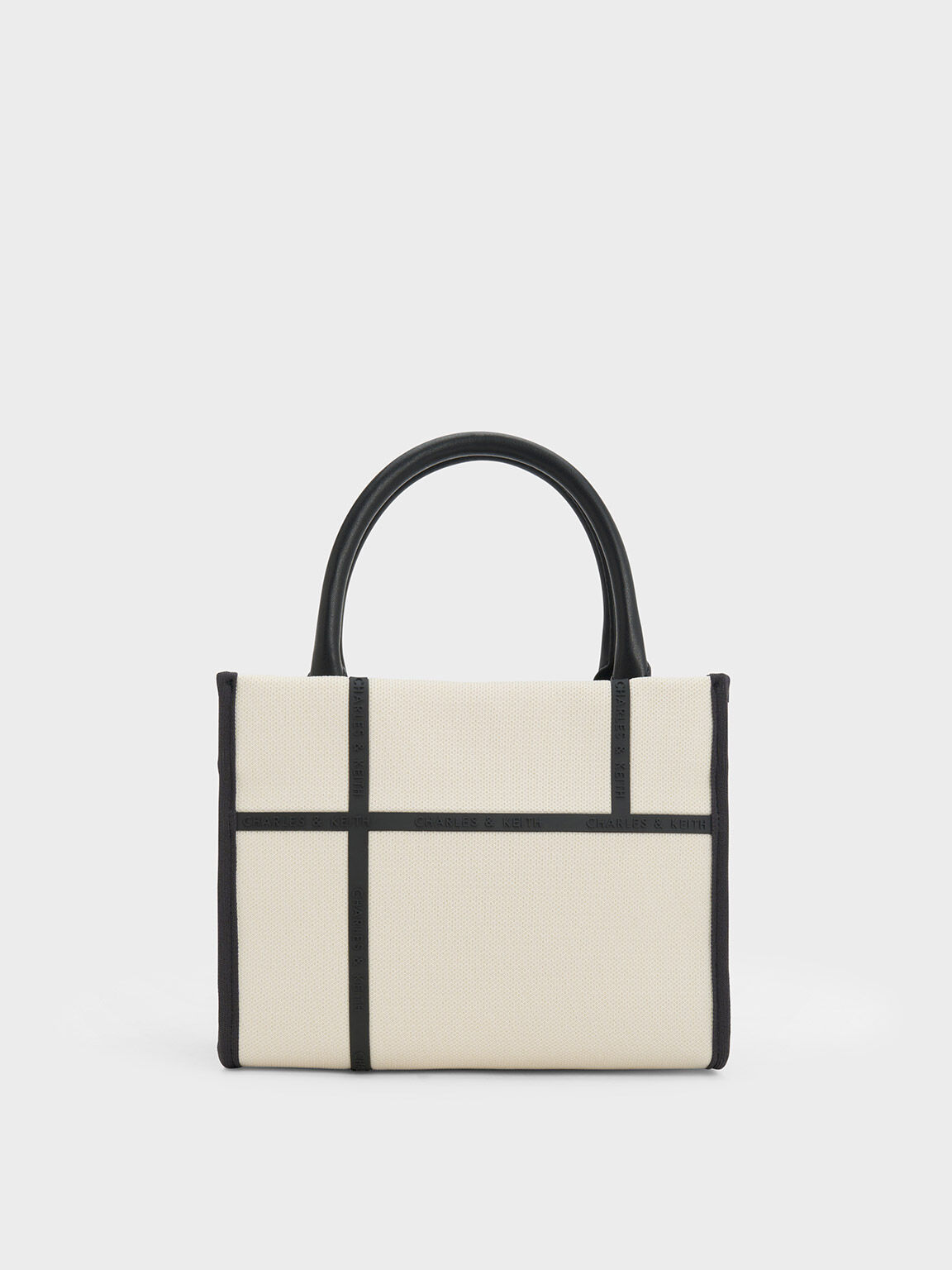 Cream Personalised Canvas Bag (small initials) - Unique Avenue
