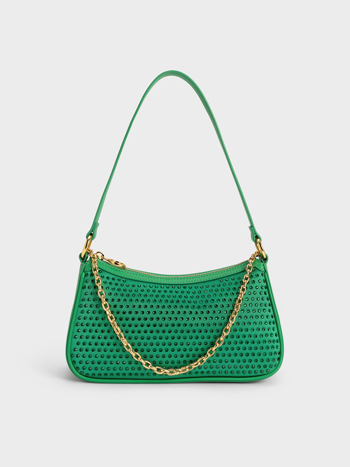 Green discount baguette bag