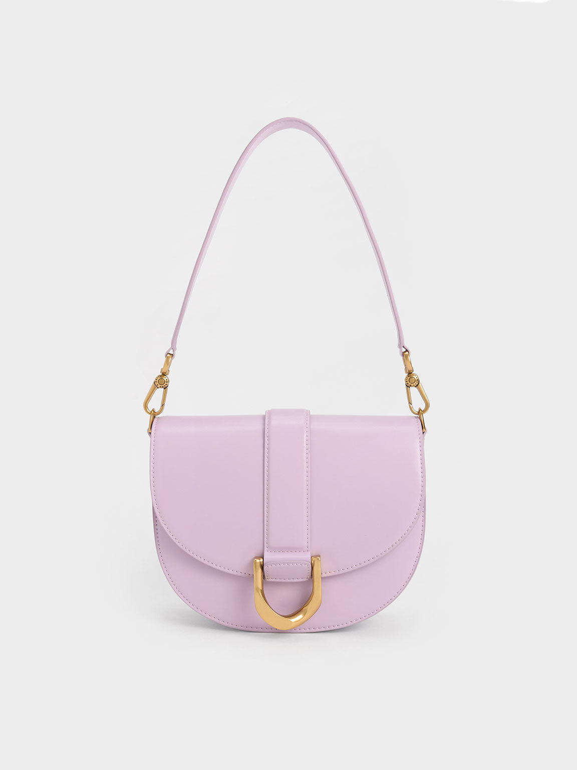 Metallic buckle best sale saddle bag